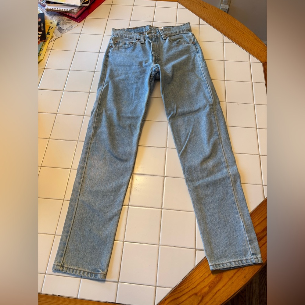 Levi's Men's Classic Blue slim denim Jeans vintage straight travel outdoor work